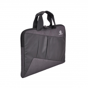 Grey with Black Laptop Carry Bag