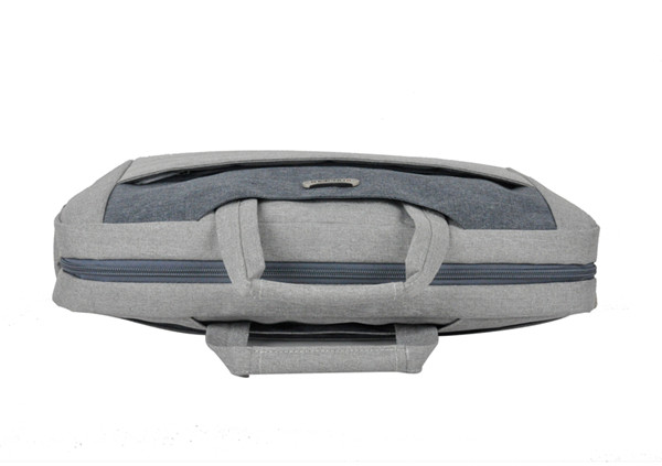 grey laptop bag