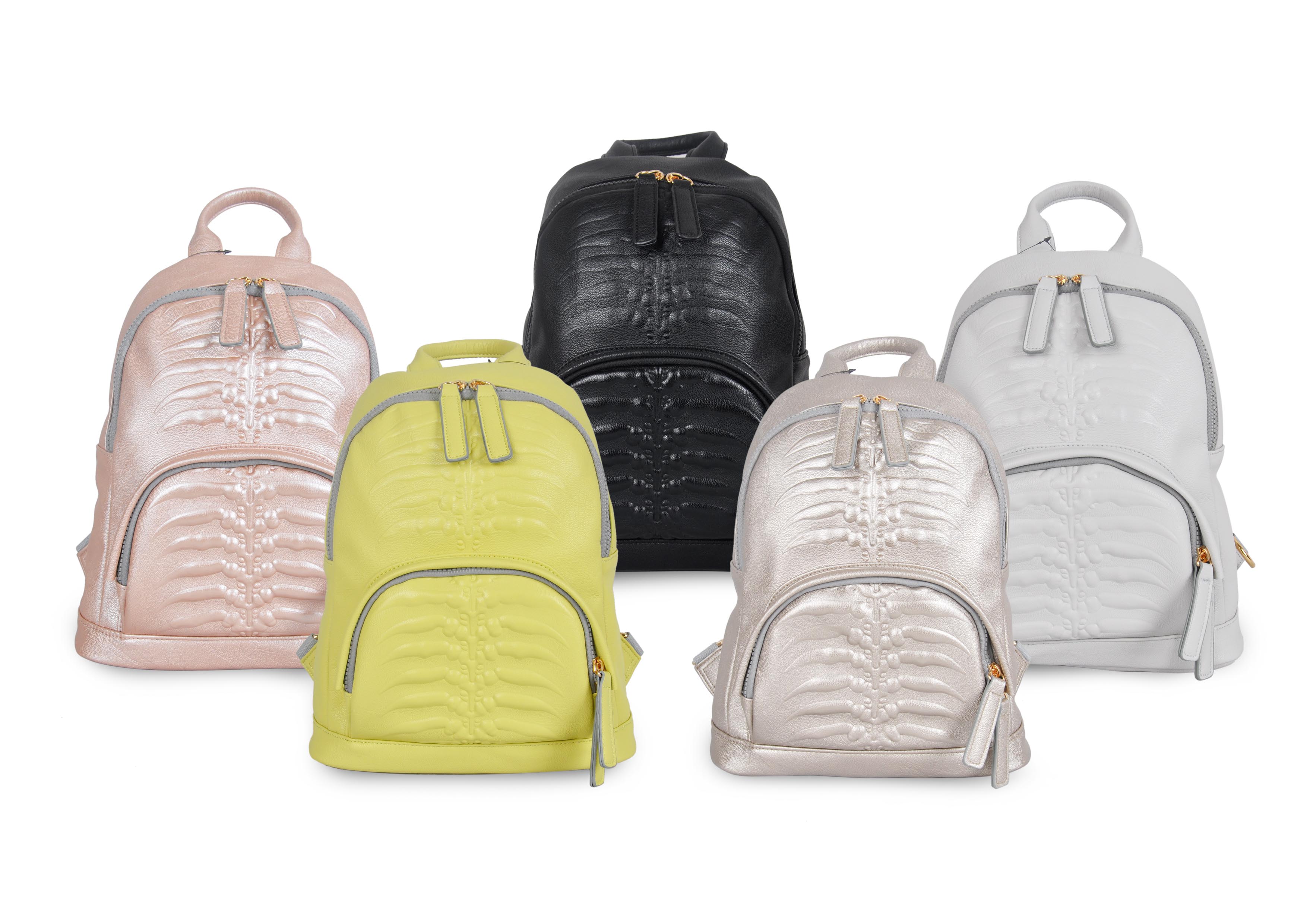 PU leather lady backpack