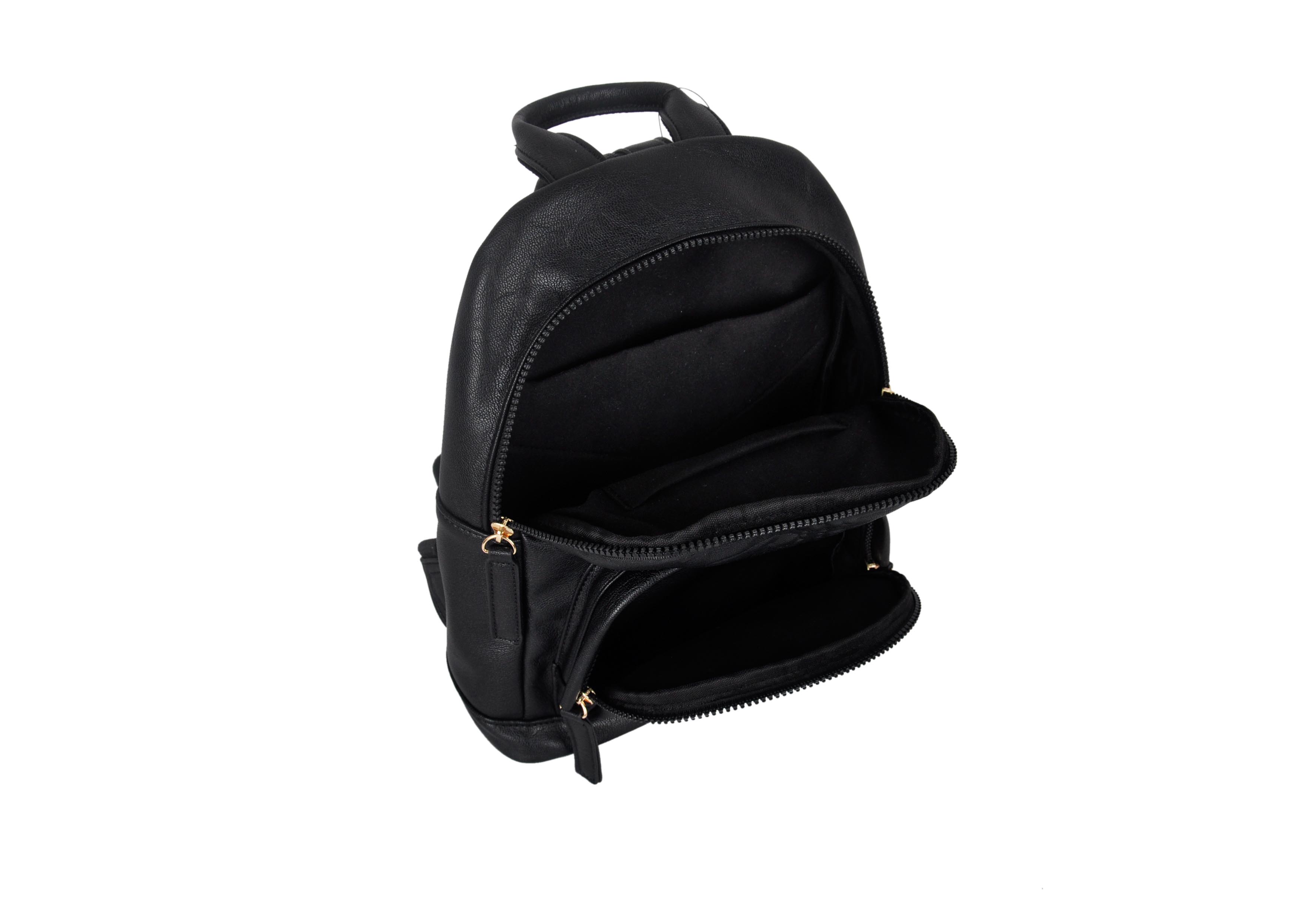 pu backpack with laptop compartment