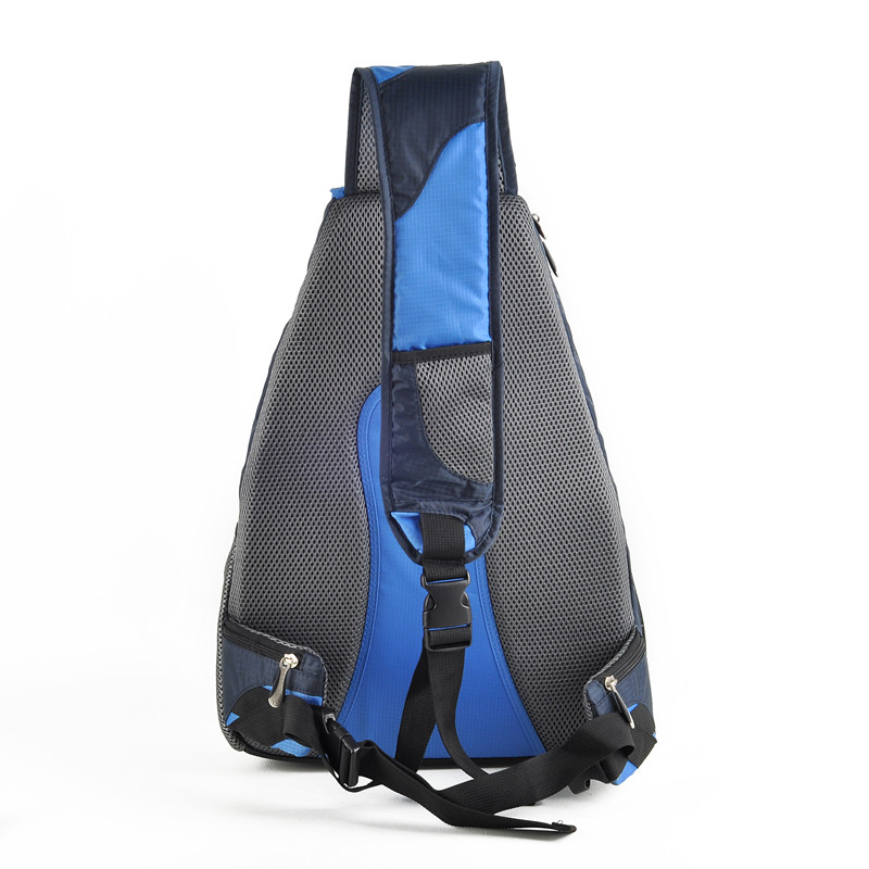 back side of the single shoulder backpack