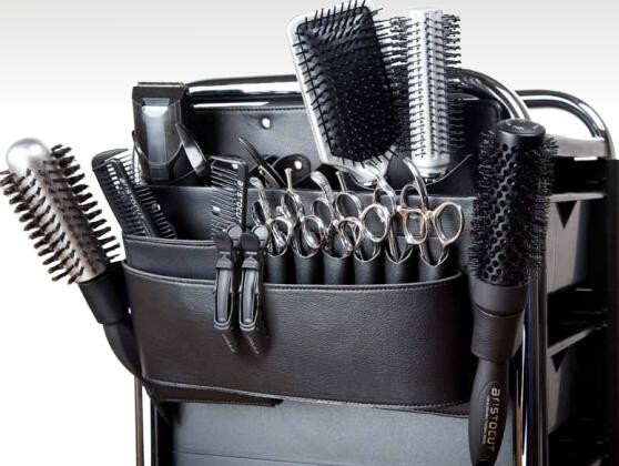 PU leather hairdresser tool bag
