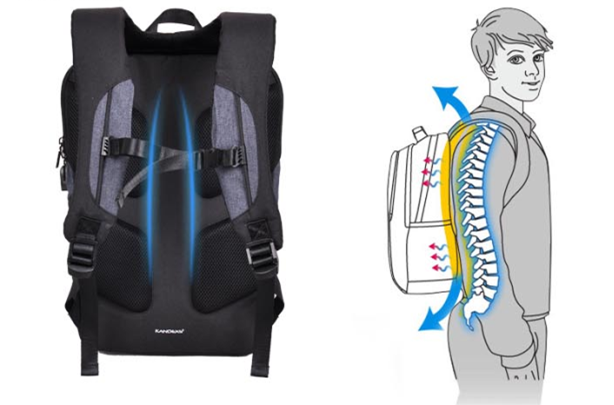 Backpack With Charger Bulit In