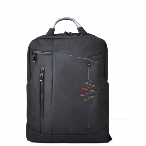 Multi-Function Waterproof Nylon Laptop Backpack With Aluminium Gold Handle