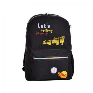 Waterproof laptop backpack with hat