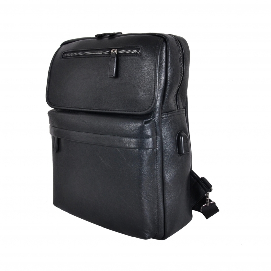 PU Leather Laptop Backpack Bags