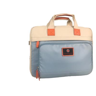 Large capacity nylon 15.6 inch laptop bag for lady